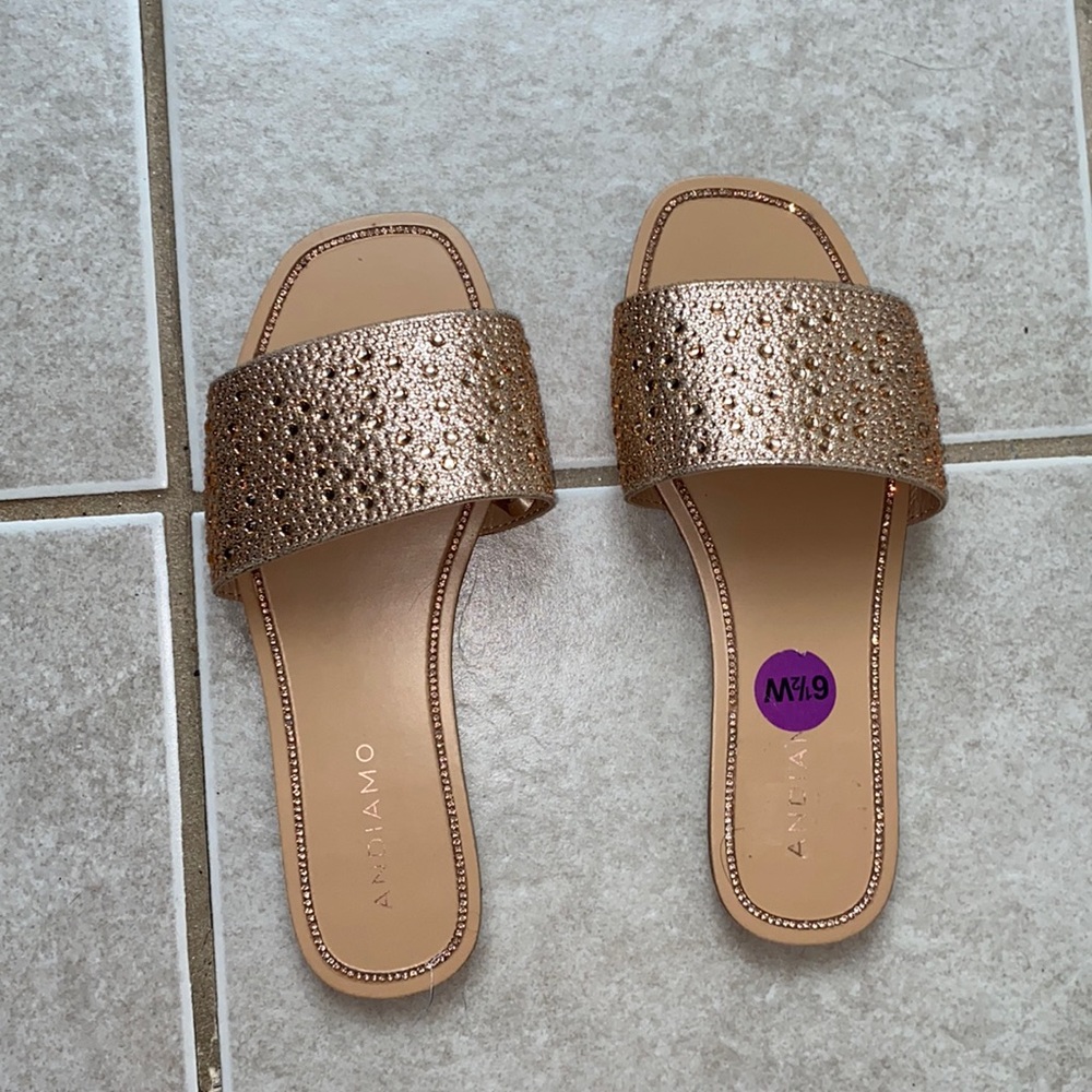 Rhinestone Glitter Sandals